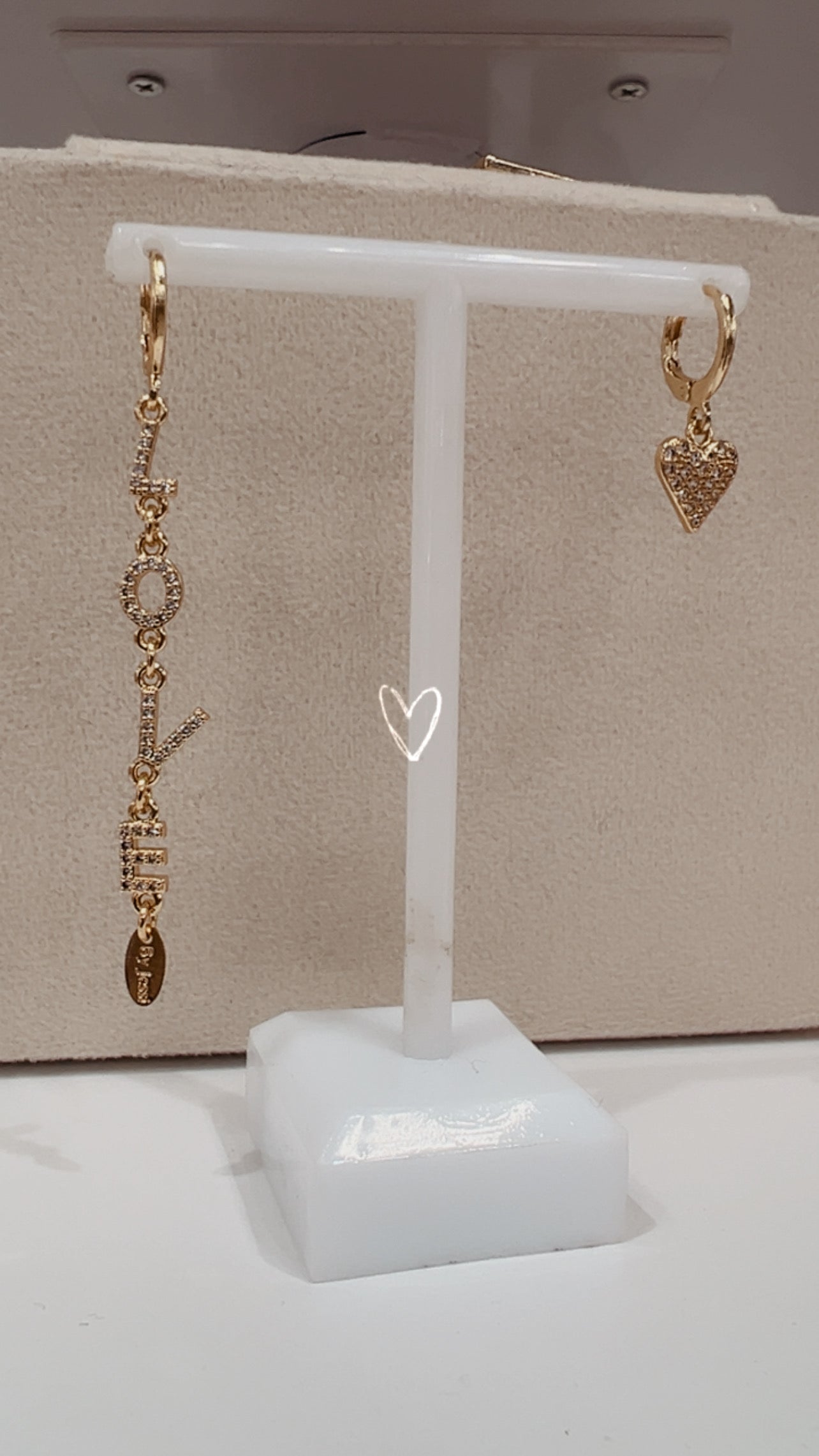 Desigual Love Heart Earrings