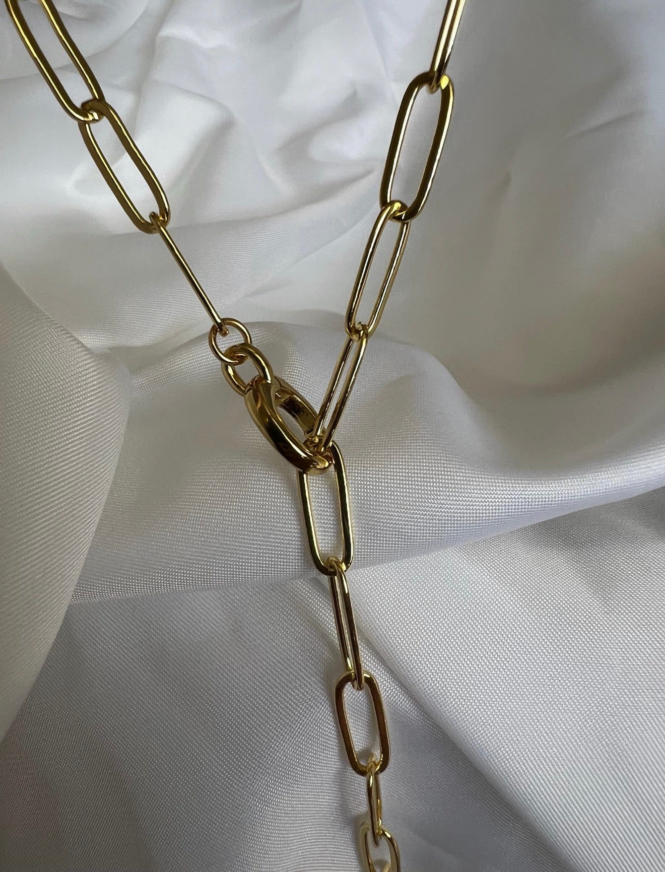 Everyday Lariat Paperclip Chain