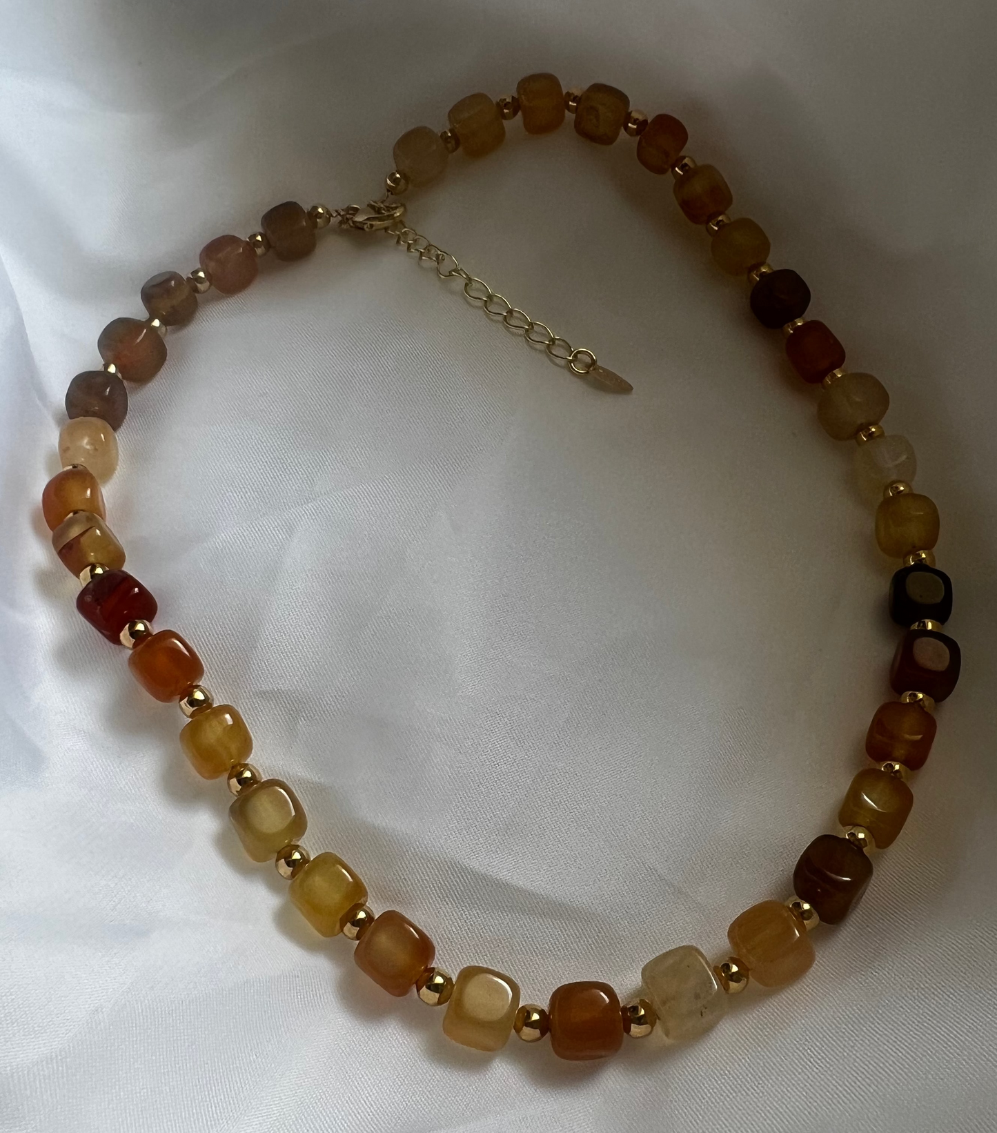 Yellow Agate Necklace