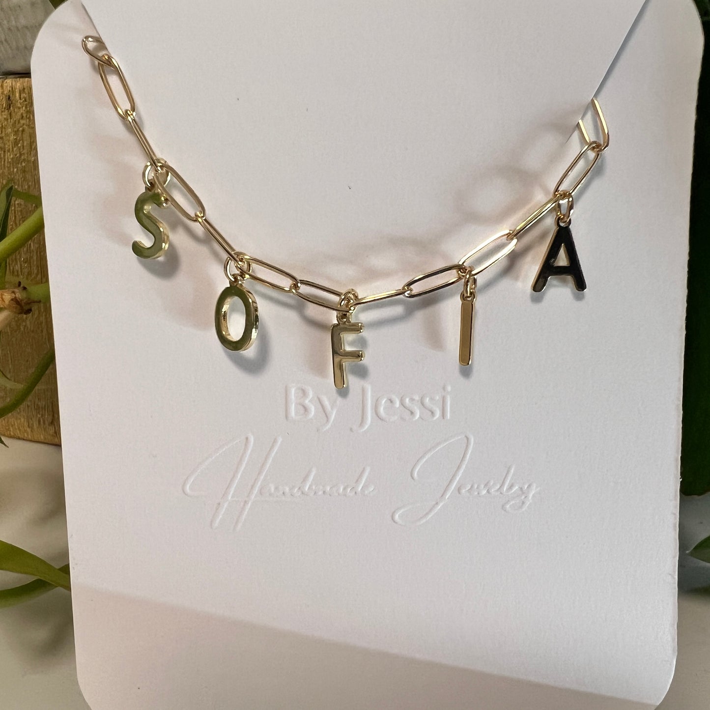 Paperclip Name Necklace