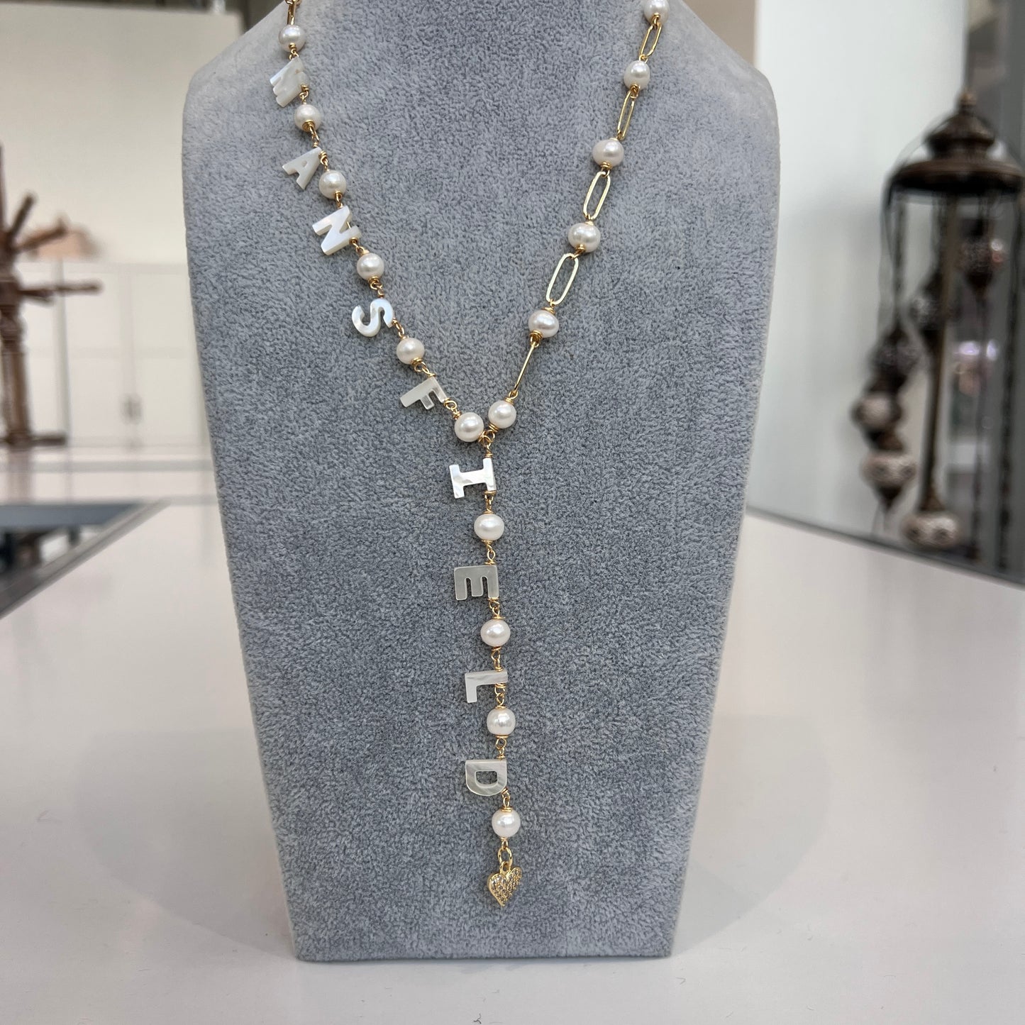 Lariat  Name Necklace