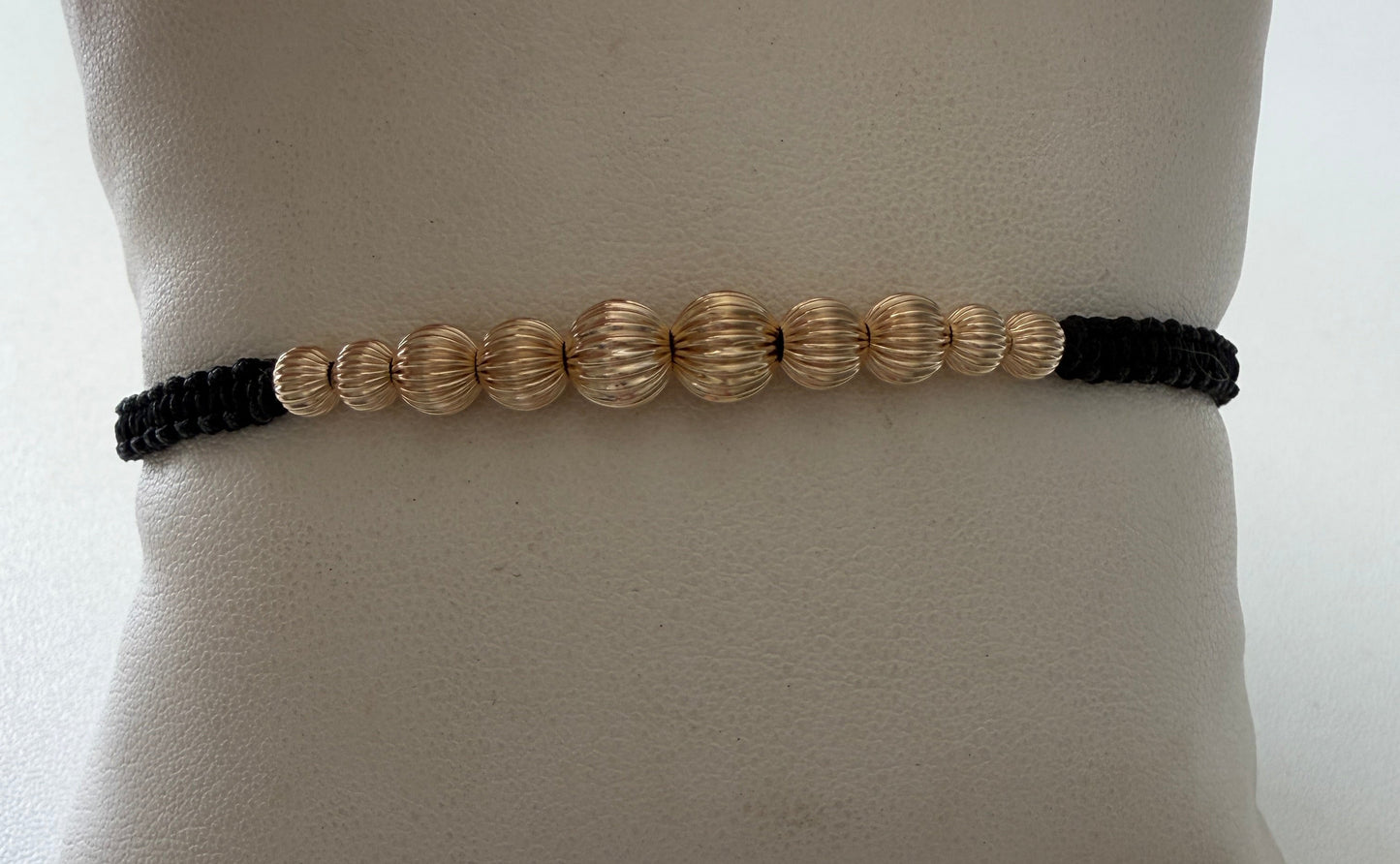 14k Gold Beaded Bracelet