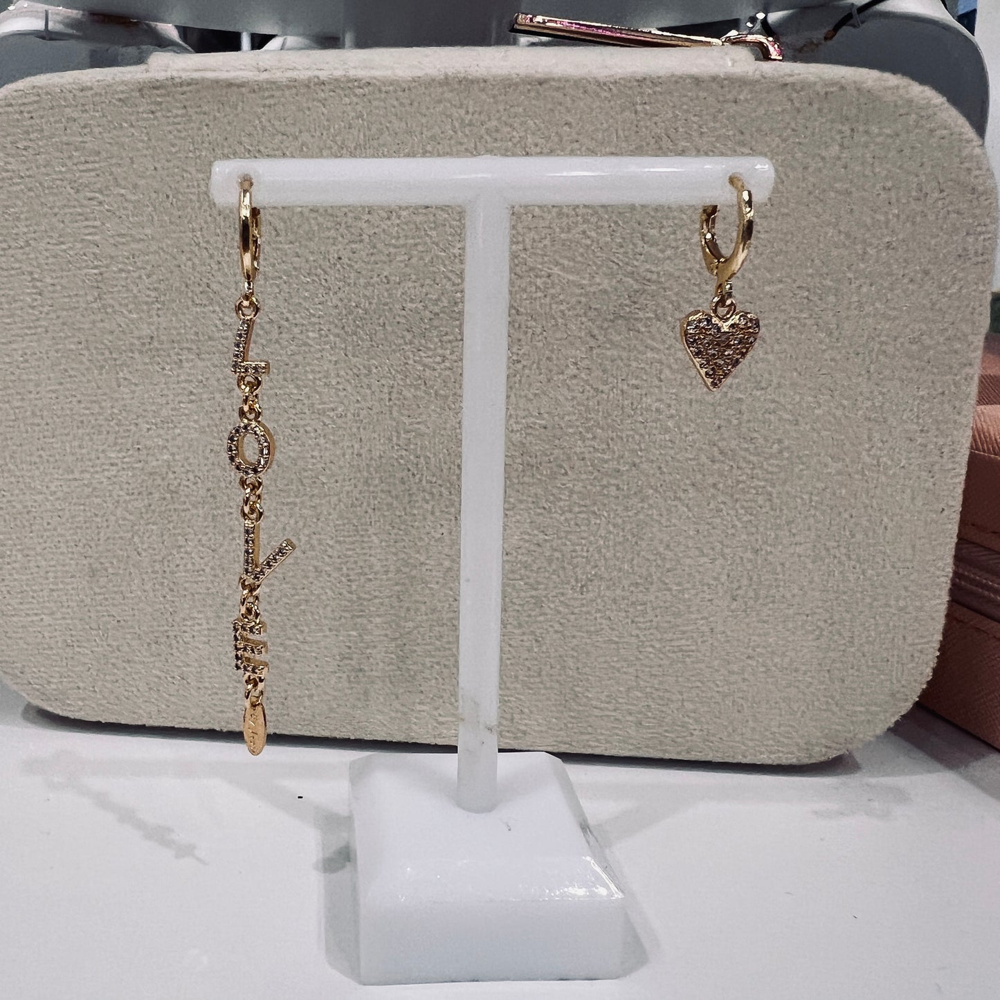 Desigual Love Heart Earrings
