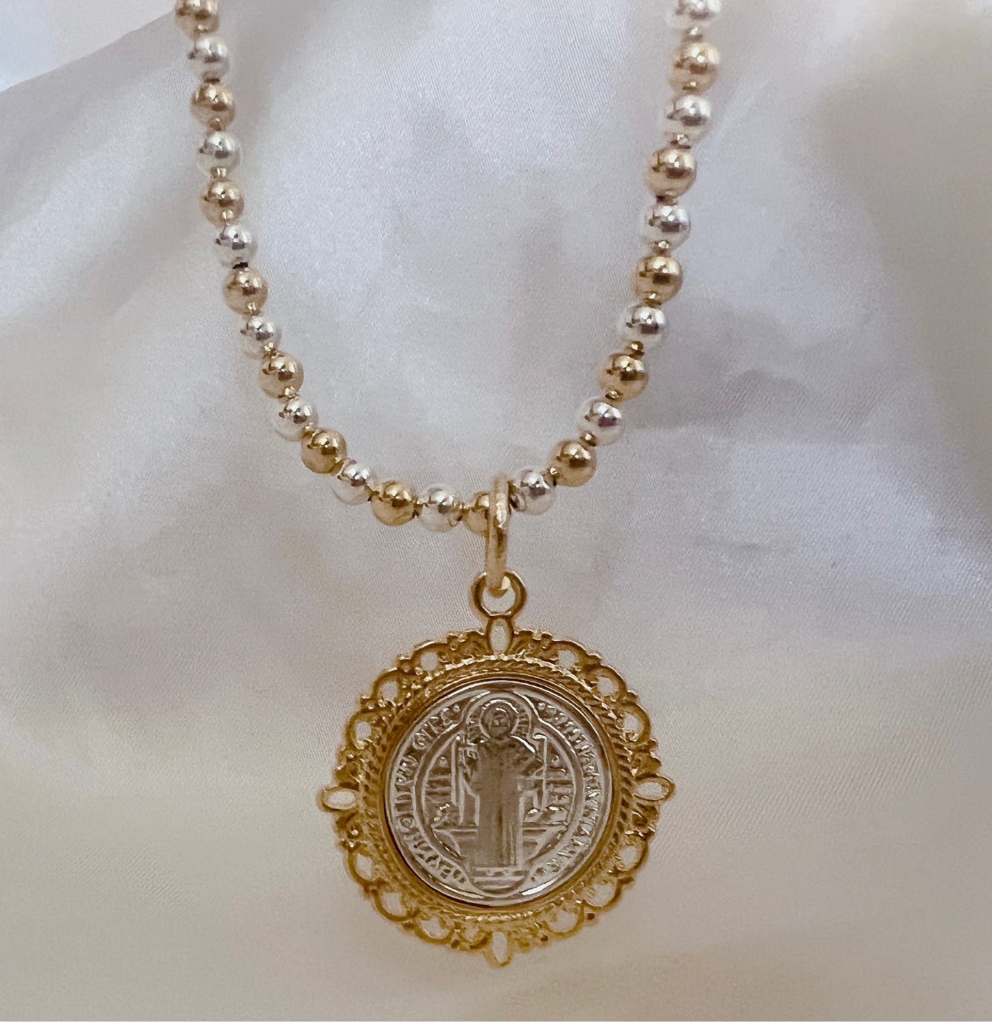 Saint Benedict Bridge Necklace