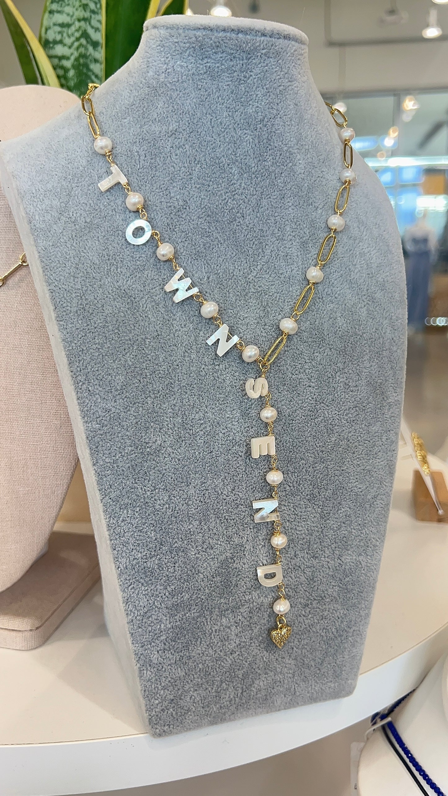 Lariat  Name Necklace