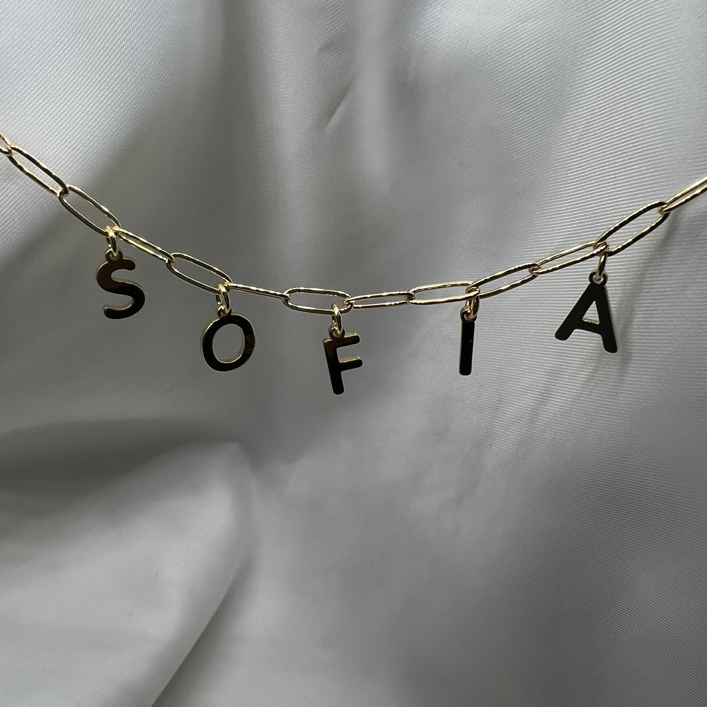 Paperclip Name Necklace