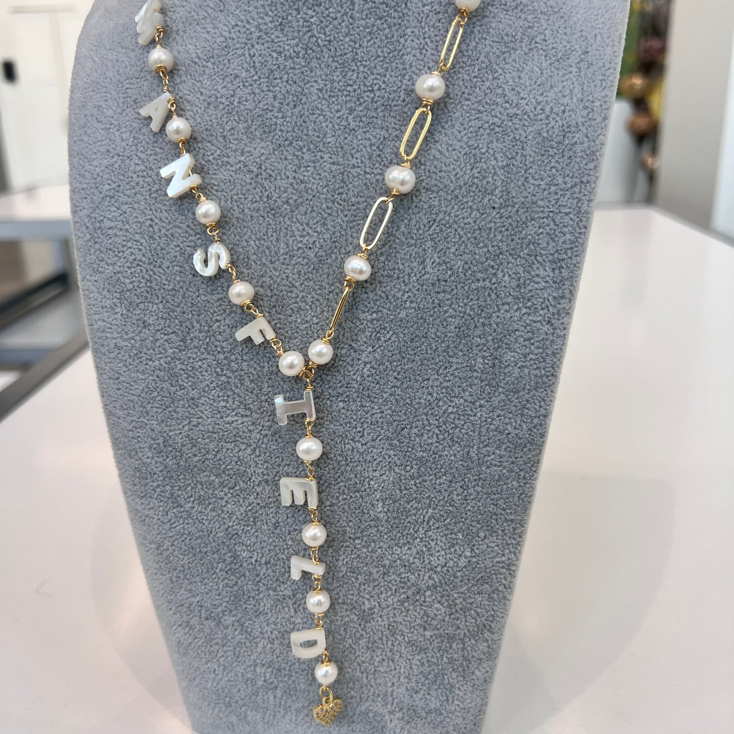 Lariat  Name Necklace