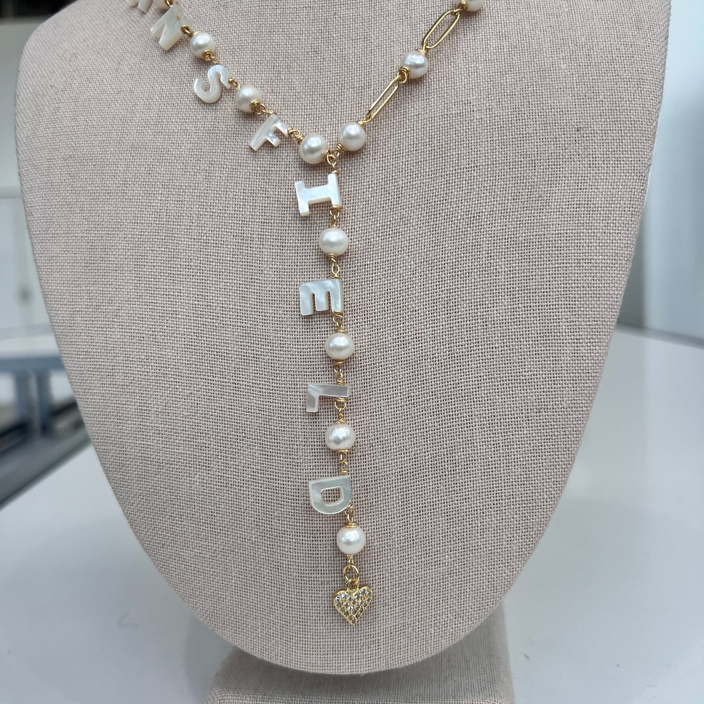 Lariat  Name Necklace