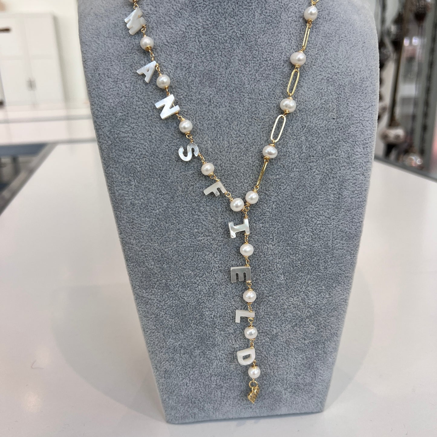 Lariat  Name Necklace