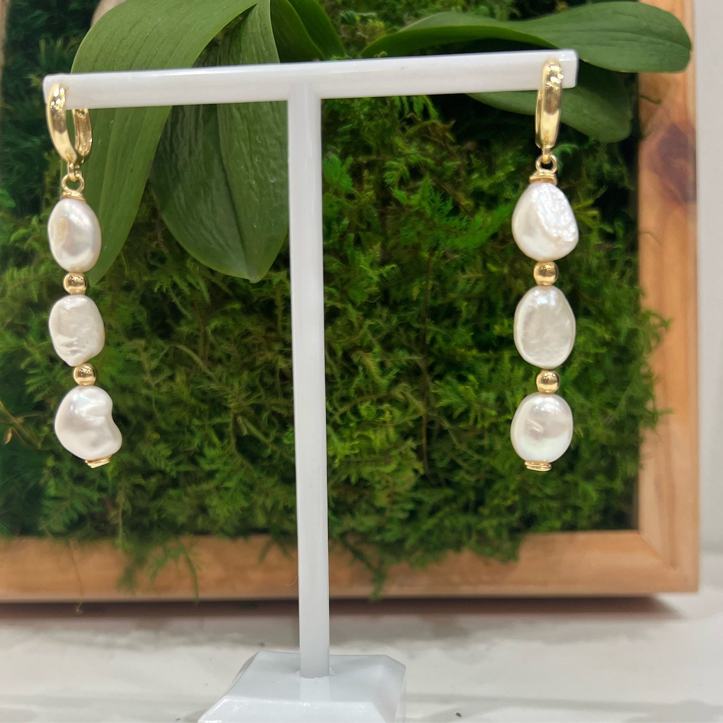 Baroque Pearl Earrings III