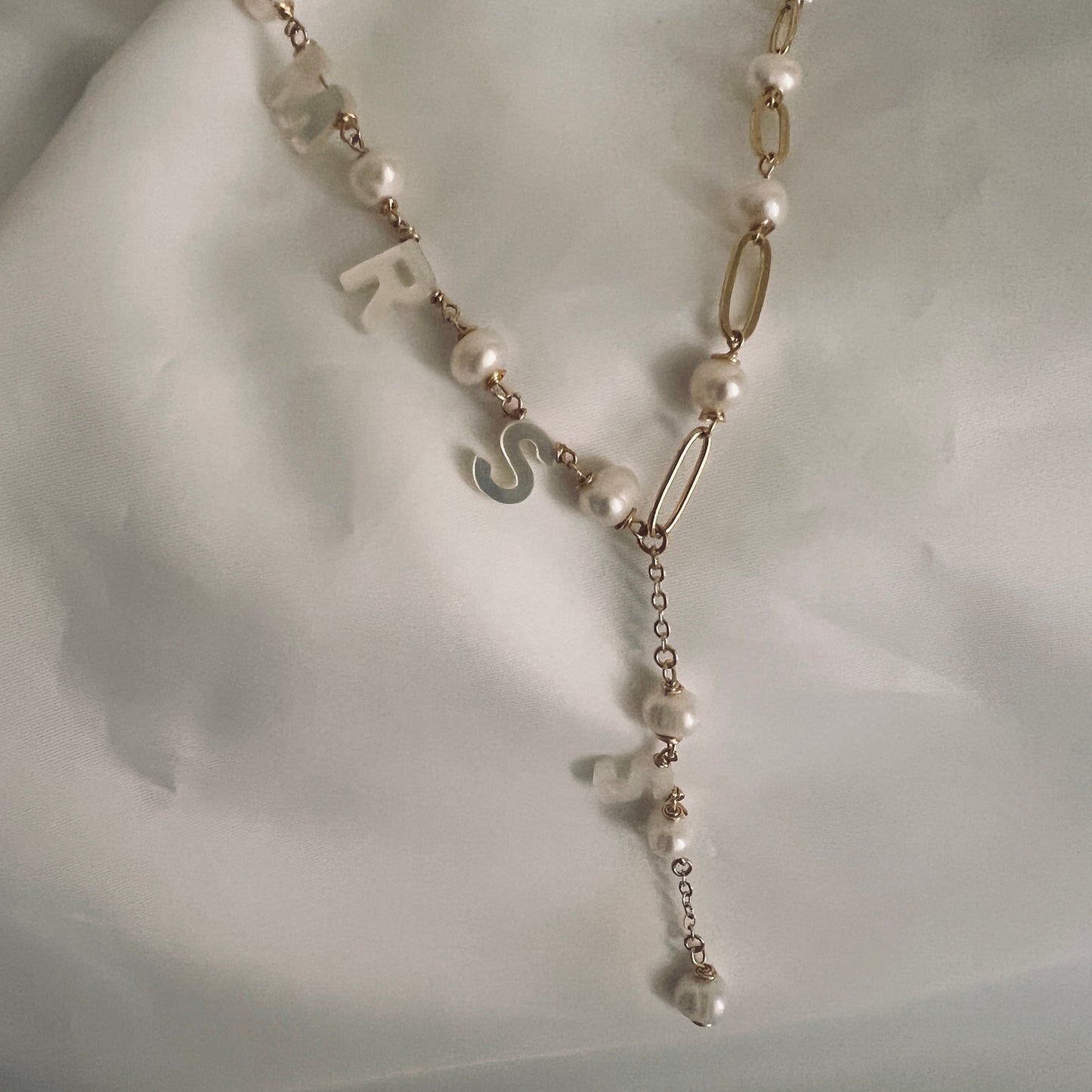 Lariat Bride to Be Necklace