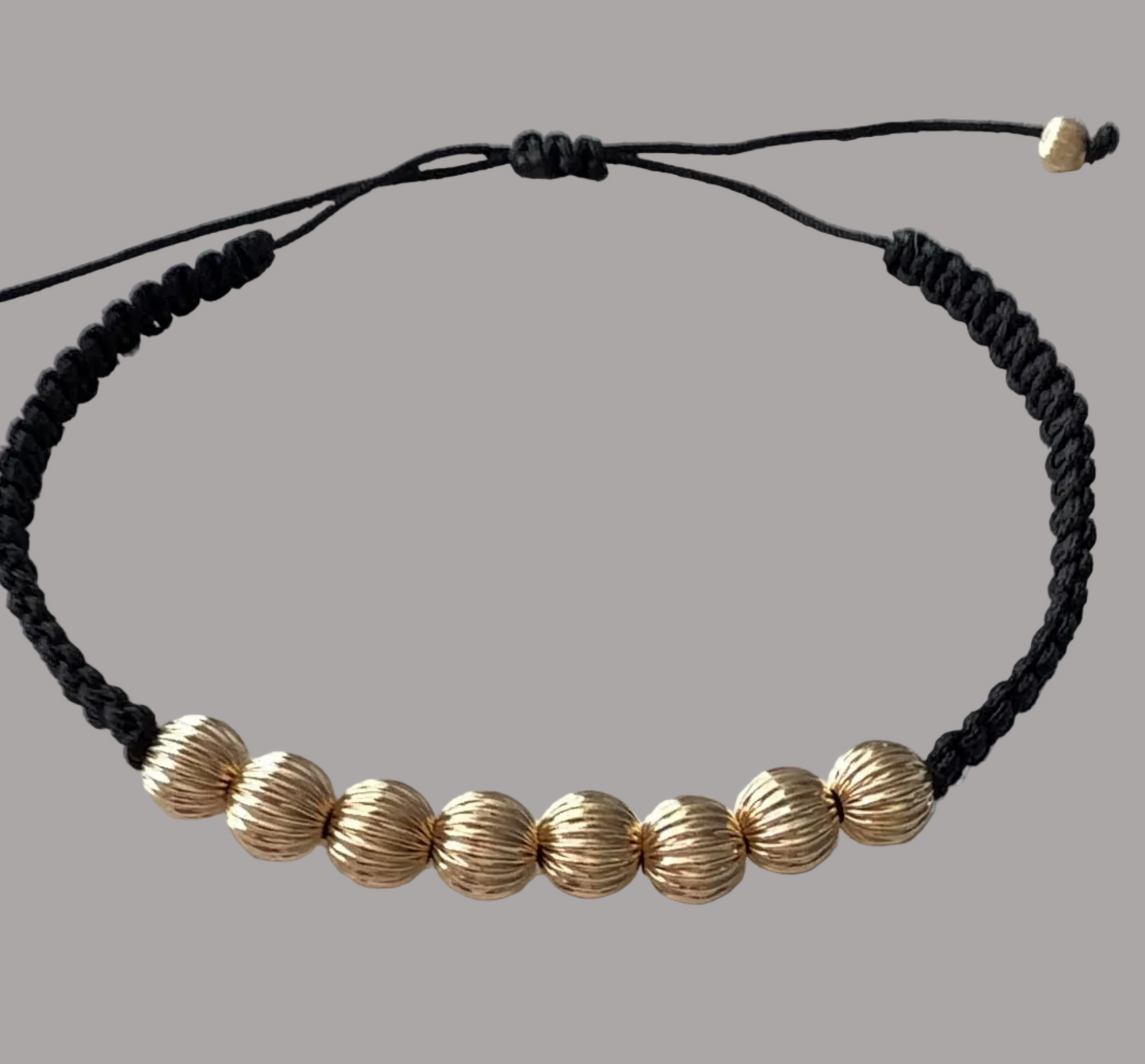 14k Gold Beaded Bracelet