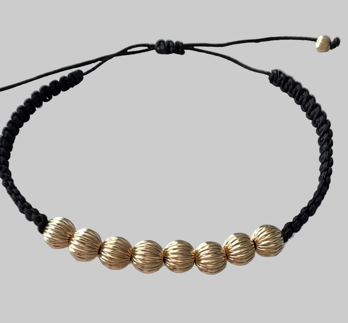 14k Gold Beaded Bracelet