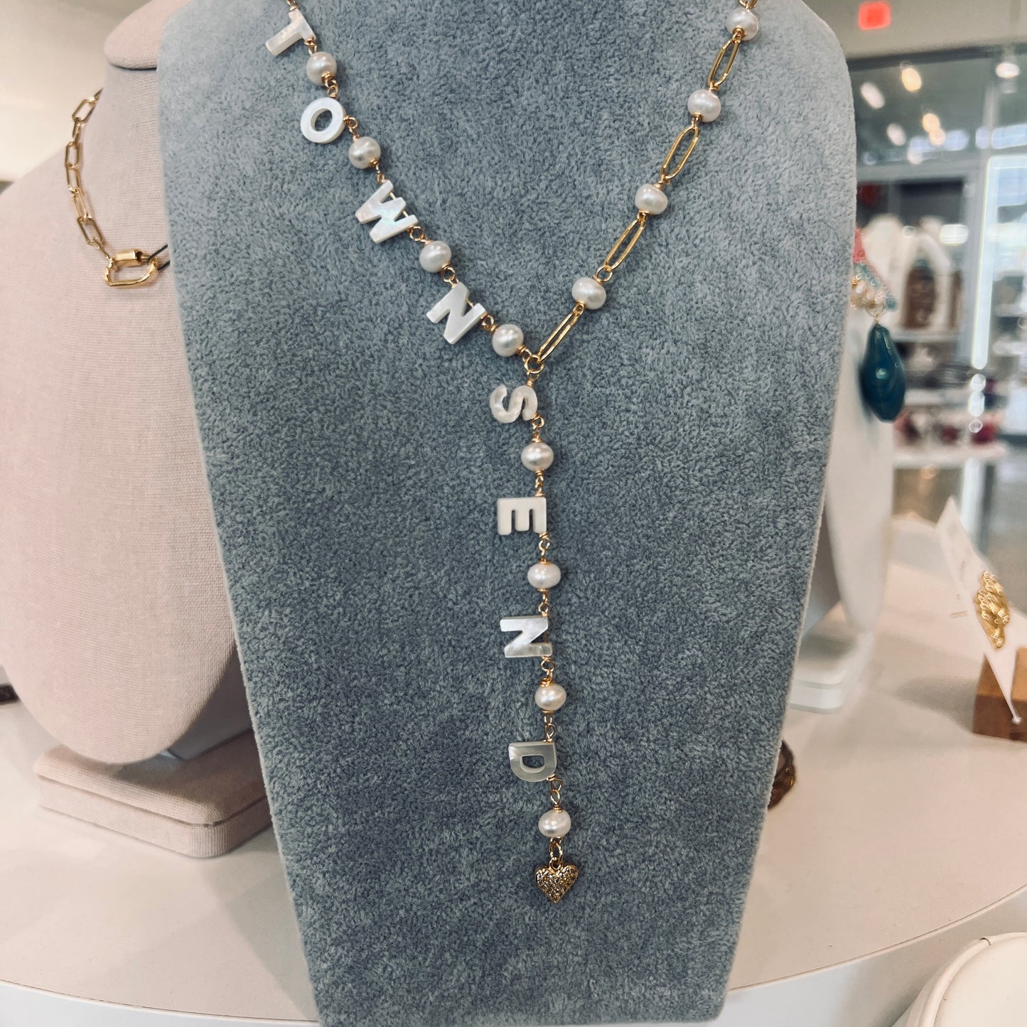 Lariat  Name Necklace