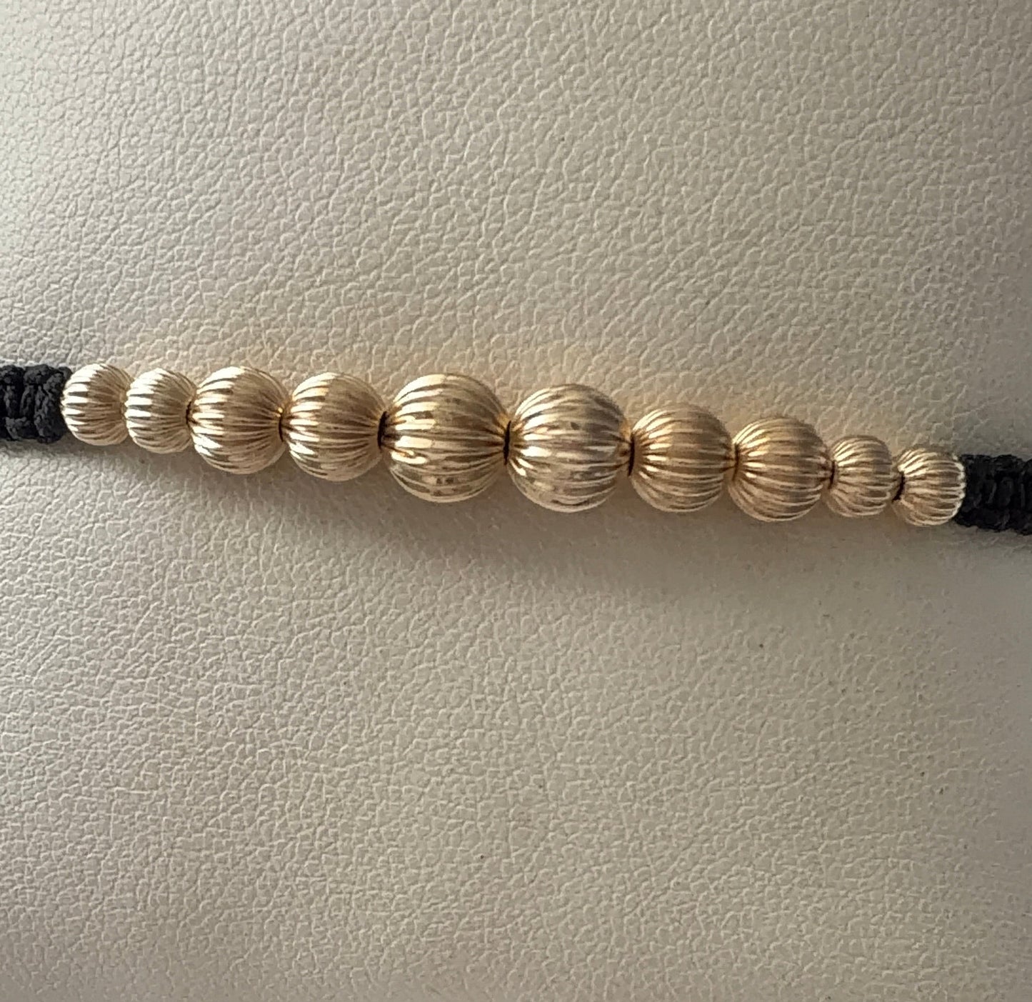 14k Gold Beaded Bracelet
