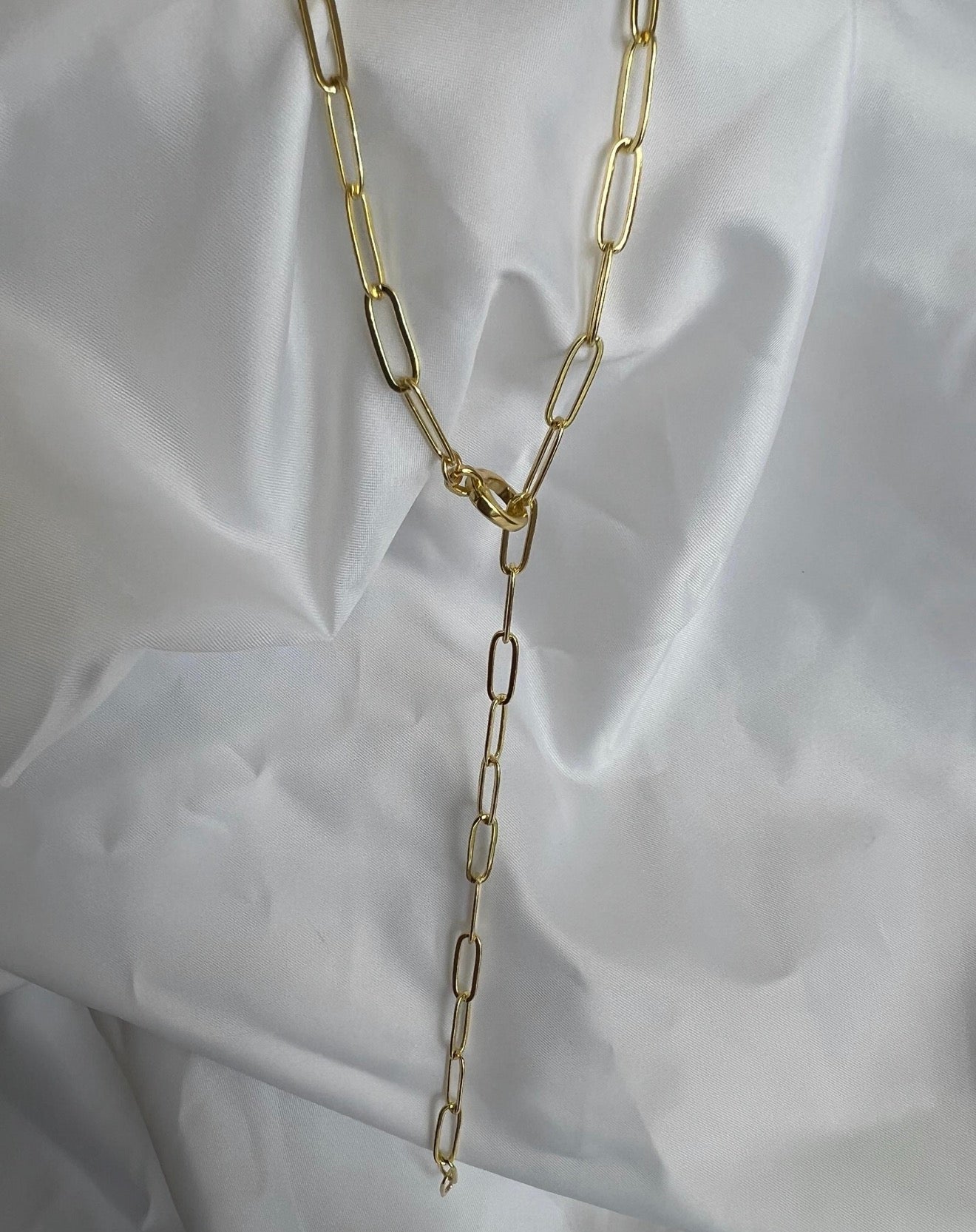 Everyday Lariat Paperclip Chain