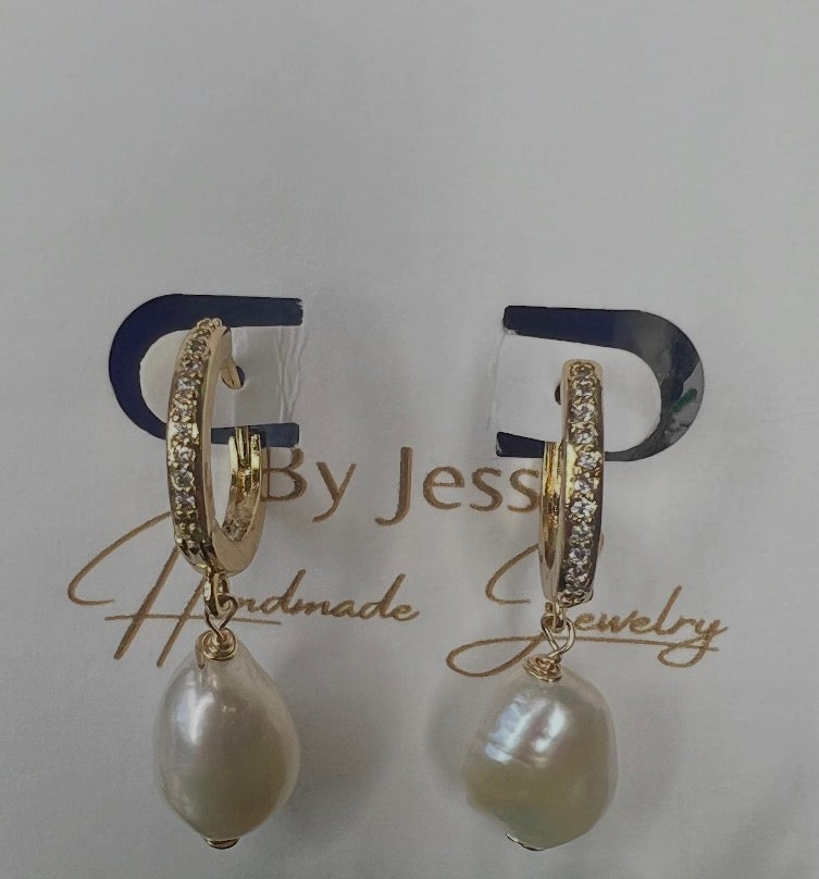 Baroque Pearl Earrings