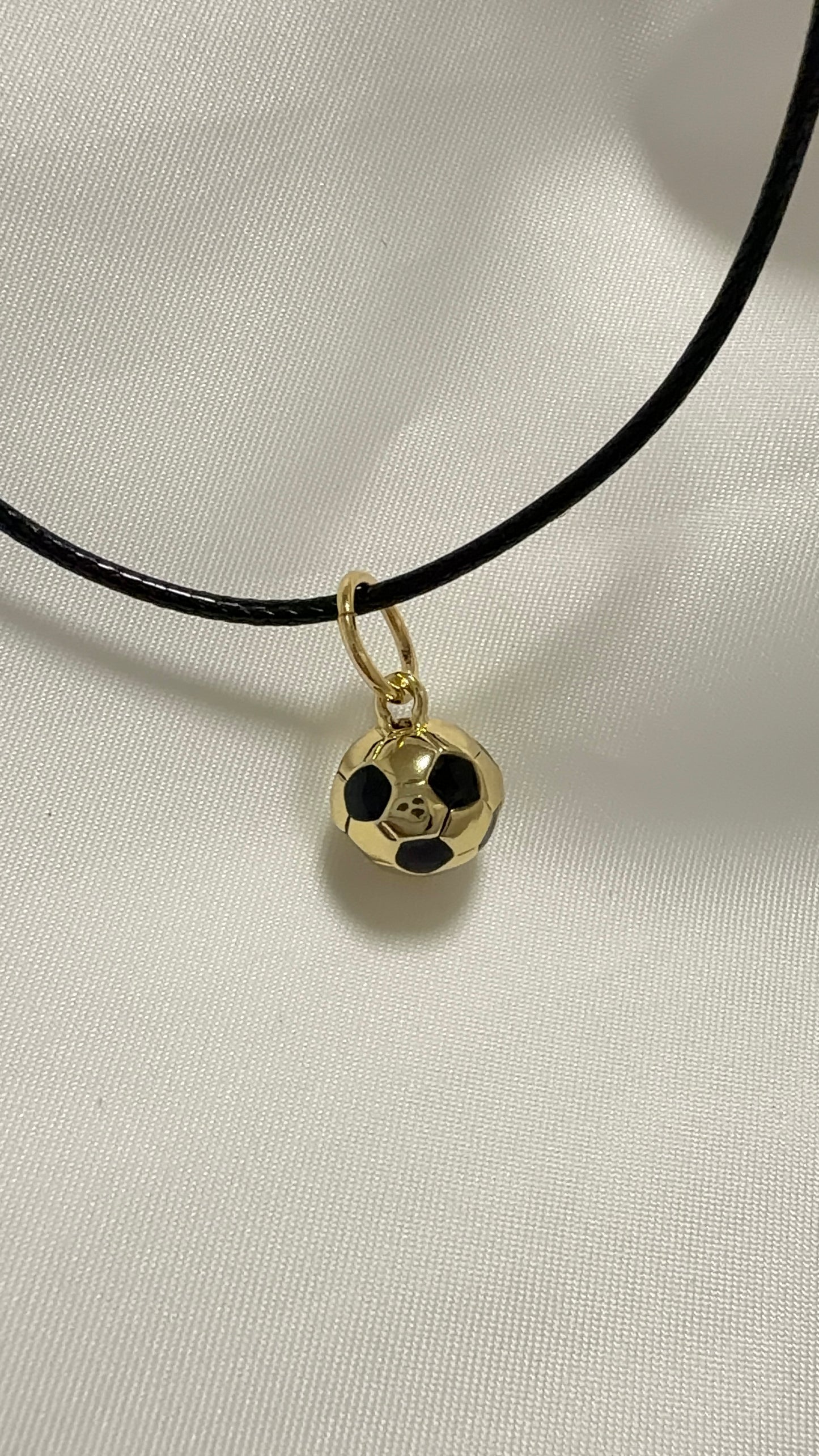 Soccer Ball String Necklace