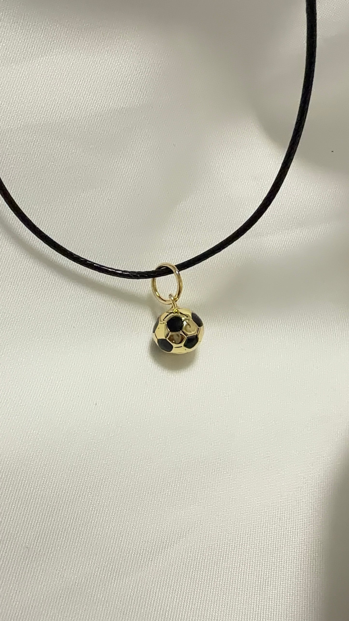 Soccer Ball String Necklace