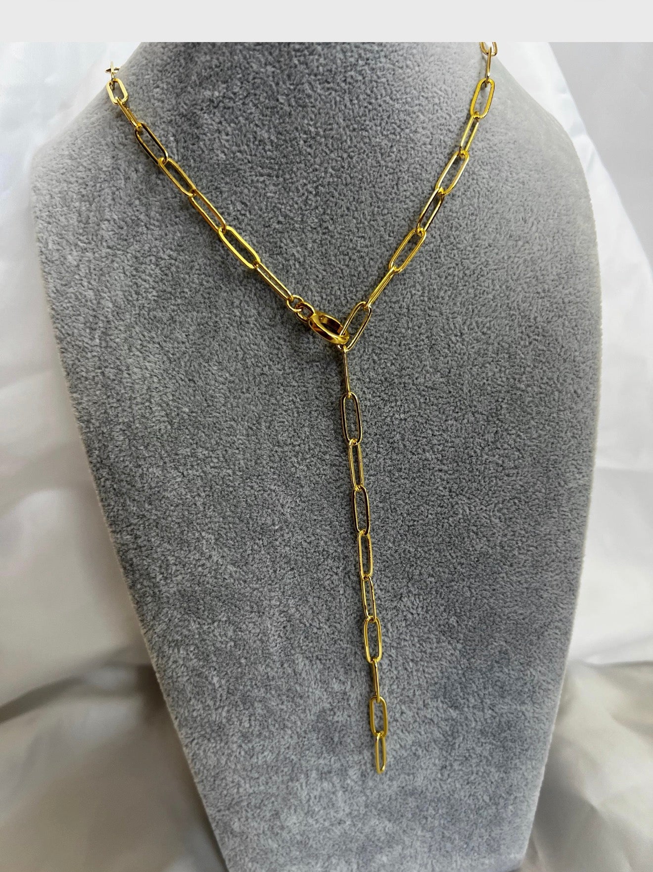 Everyday Lariat Paperclip Chain