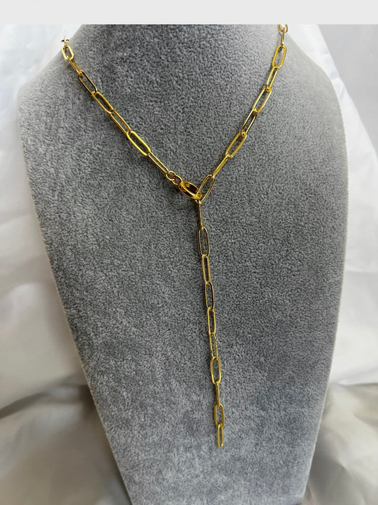Everyday Lariat Paperclip Chain