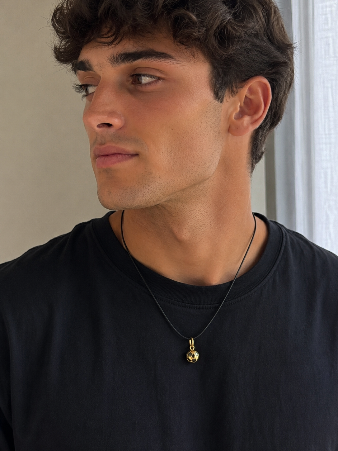 Soccer Ball String Necklace