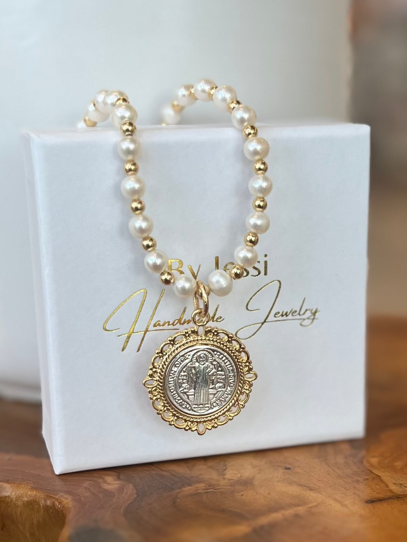 St. Benedict Freshwater Pearls Necklace