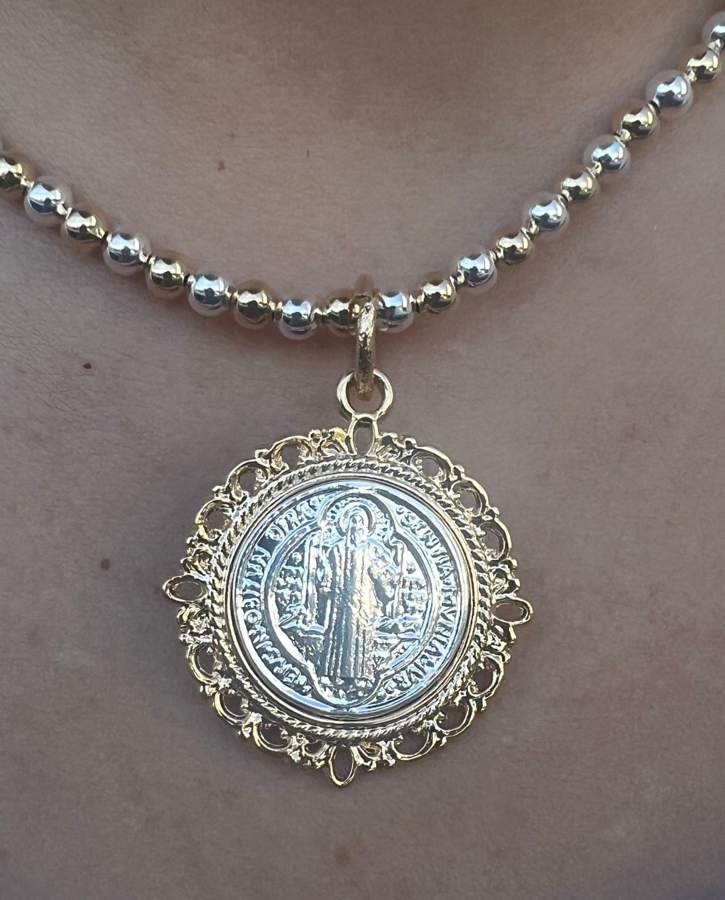 Saint Benedict Bridge Necklace