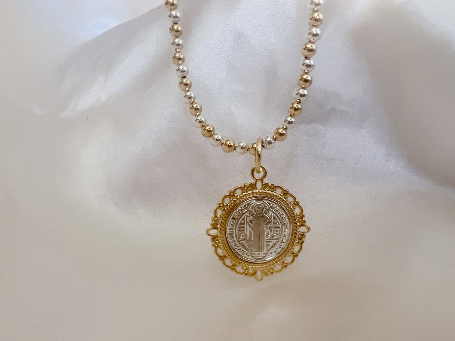 Saint Benedict Bridge Necklace