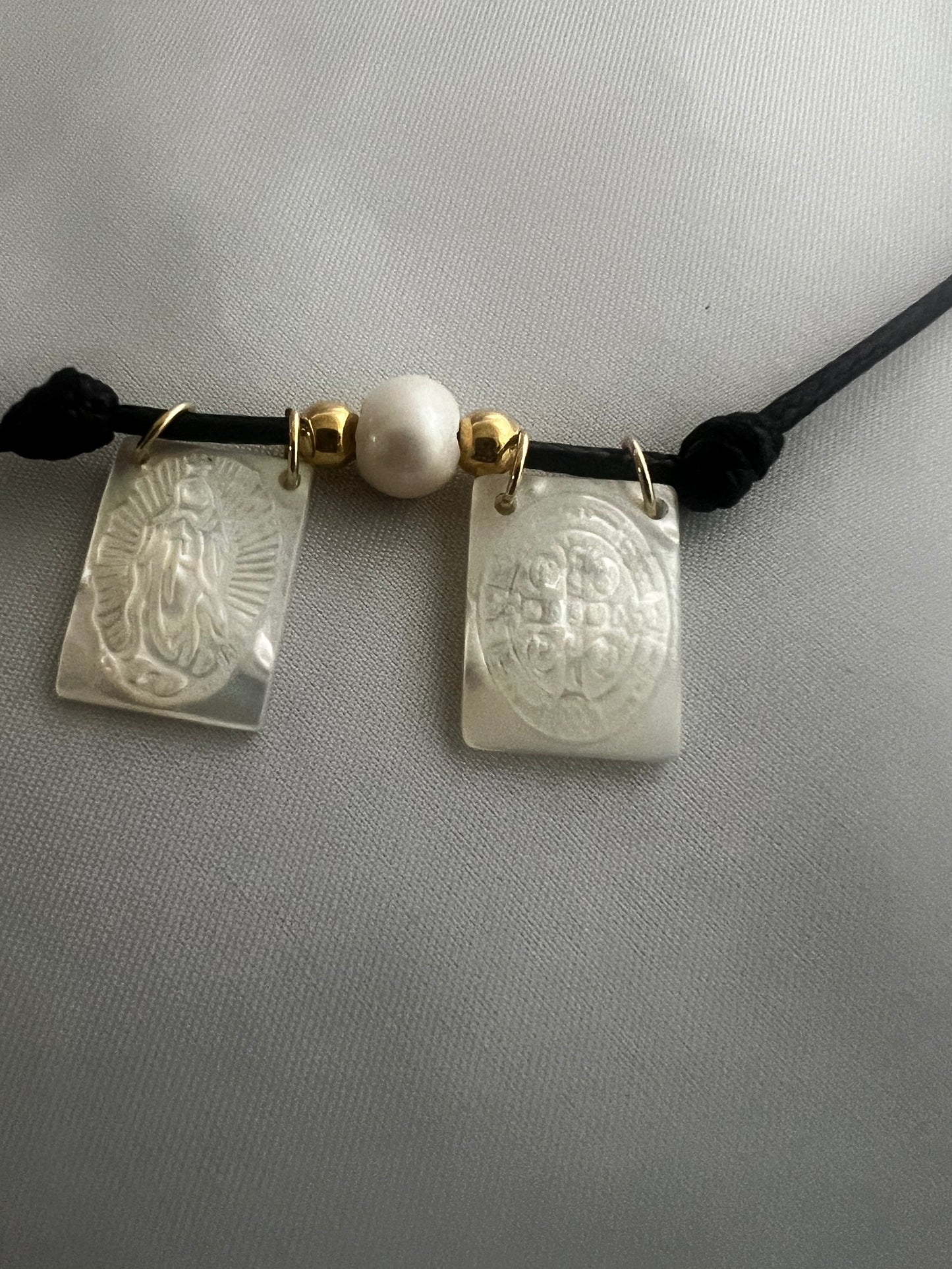 Scapulary Cord Necklace